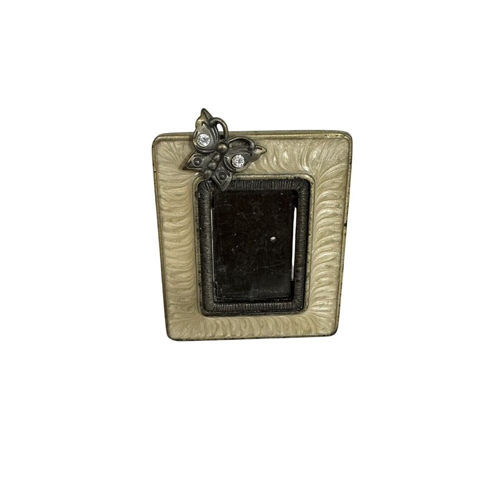 JAY STRONGWATER COLLECTIBLE MINIATURE ENAMEL PICTURE FRAME - NL